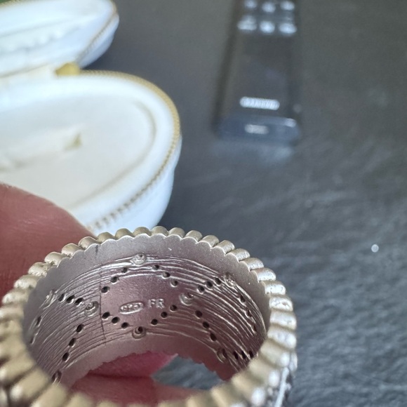 Freida Rothman Silver and Black Women's Ring - Picture 4 of 5